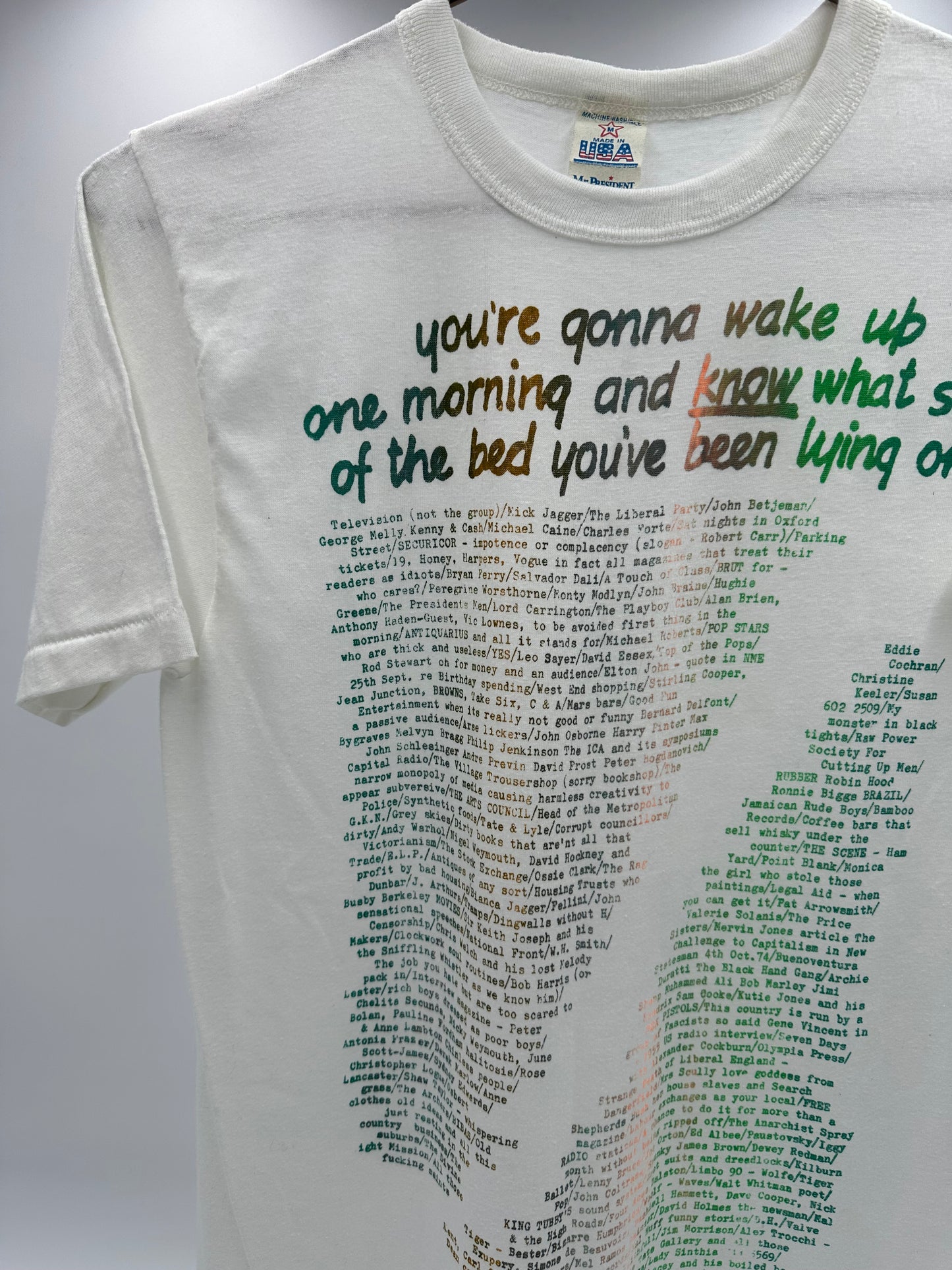 Vivienne Westwood 1980's - You're Gonna Wake Up One Morning