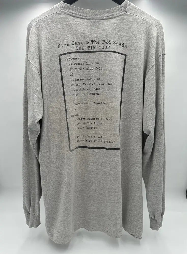 Nick Cave & The Bad Seeds 1993 - The Tin Tour Extra large