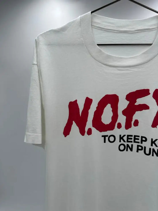 NOFX 1990’s - To Keep Kids On Punk White / XL