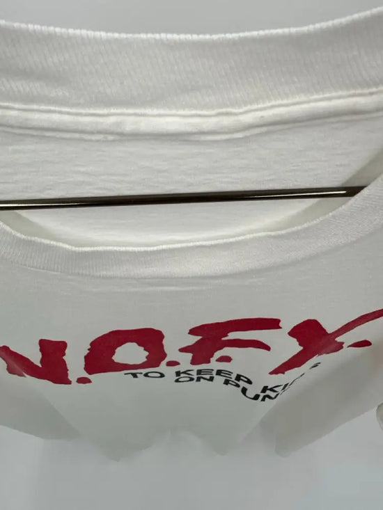 NOFX 1990’s - To Keep Kids On Punk White / XL