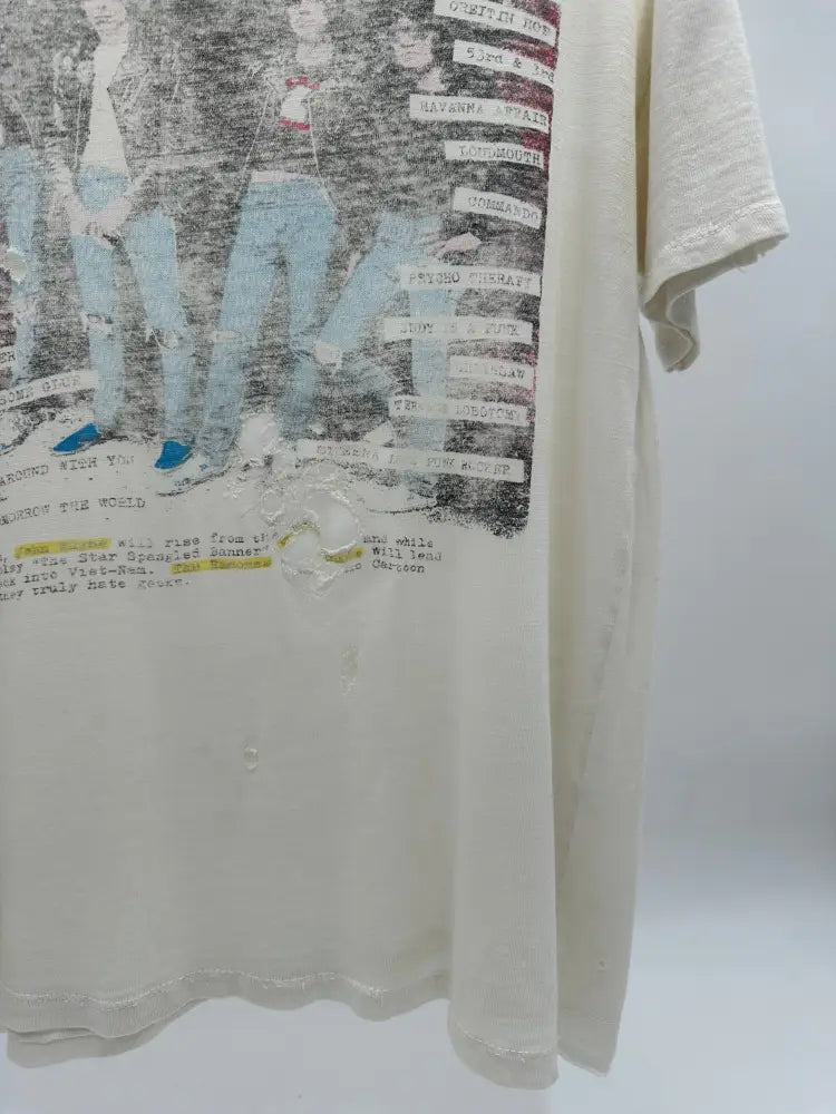 Ramones 1980’s - Blitzkreig Bop White / L