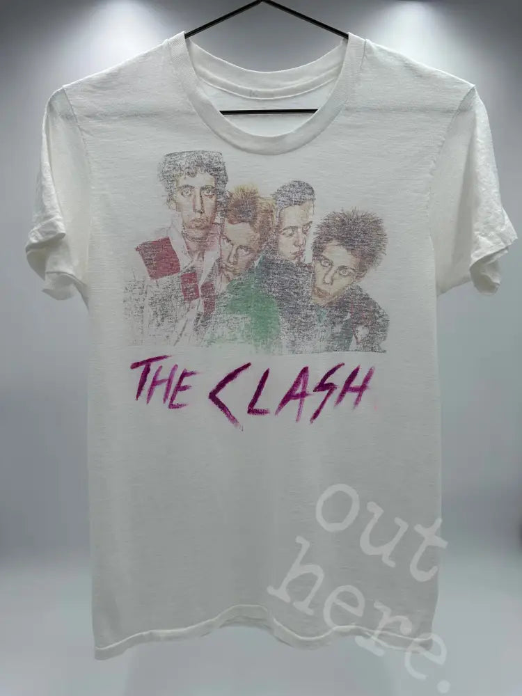 The Clash - 1980’s White / M